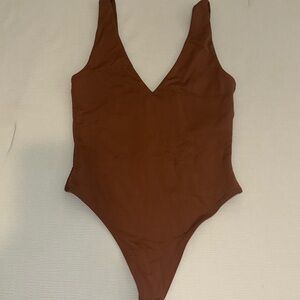 Aritzia Brown Bodysuit